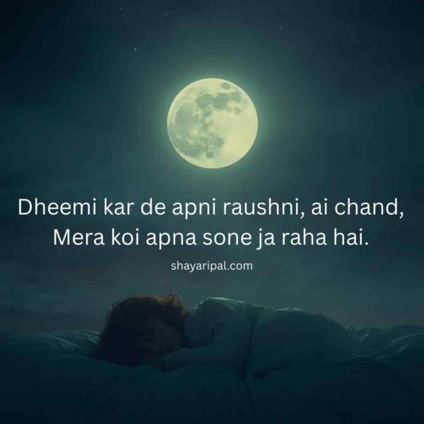 100+ Chand Shayari in English - Best Shayari On Moon
