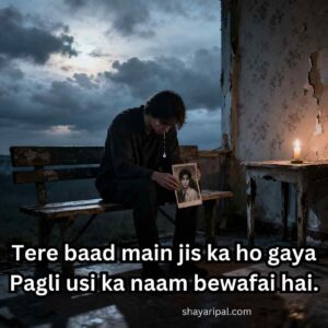 110 Dard Bhari Bewafa Shayari In English - Sad Shayari Lines