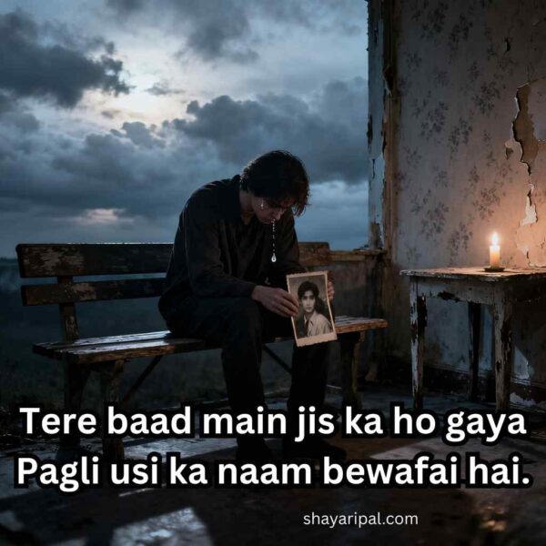 110 Dard Bhari Bewafa Shayari In English - Sad Shayari Lines