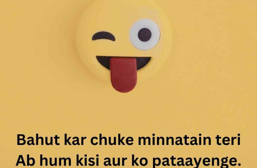 110+ Funny Shayari in English (2026) – 2 Line फनी शायरी