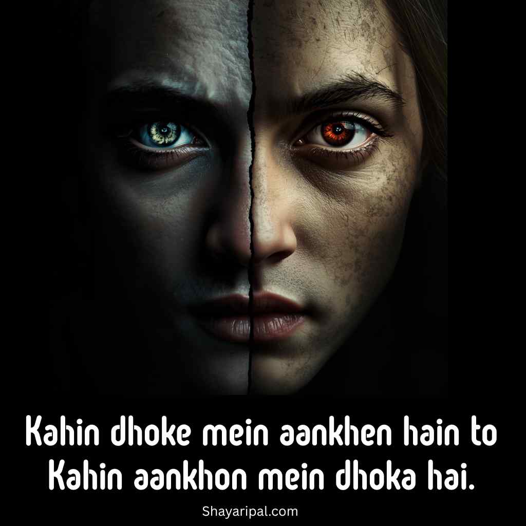 Best Dhoka Shayari in English – 2 Lines Shayari On Dhokebaaz