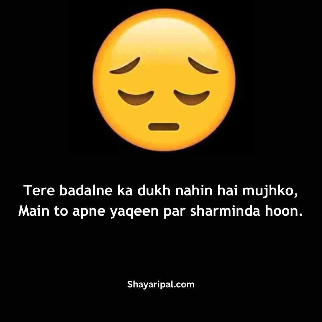 Best 2 line Sad Shayari line