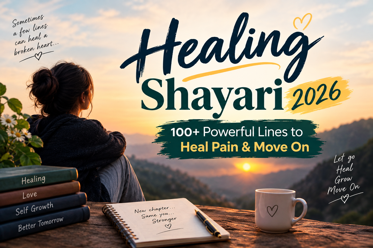Healing Shayari 2026: 100+ Powerful Lines to Heal Pain & Move On