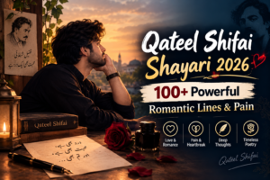 Qateel Shifai Shayari 2026: 100+ Powerful Romantic Lines & Pain