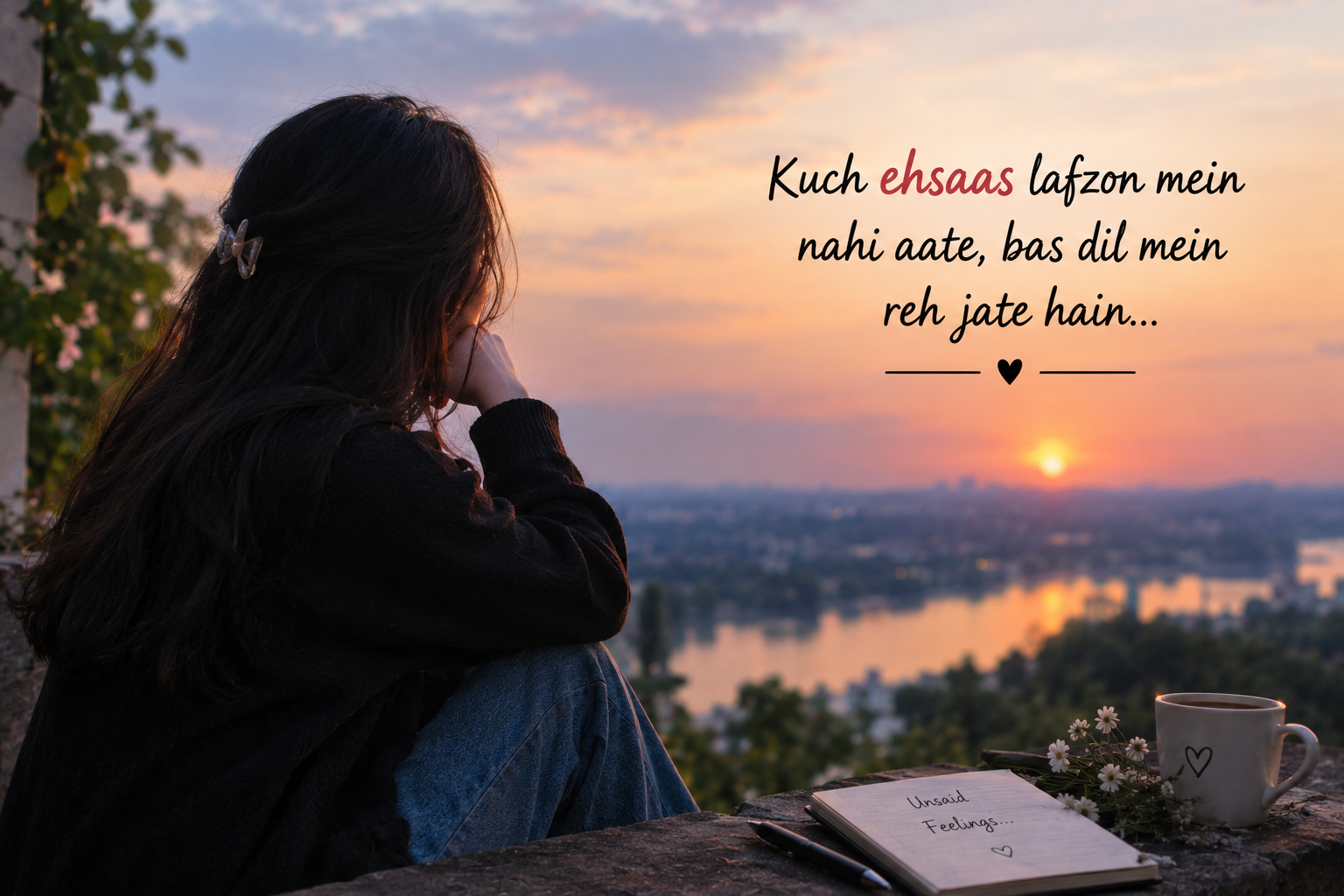 Unsaid Feelings Shayari in English: 100+ Powerful 2-Line Words