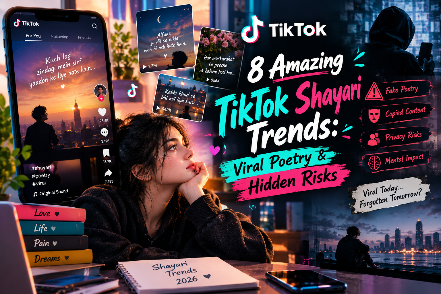8 Amazing TikTok Shayari Trends: Viral Poetry & Hidden Risks